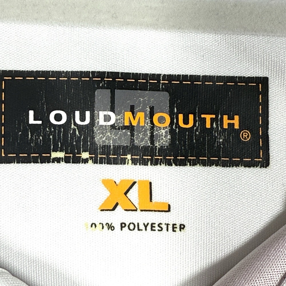 Loudmouth Golf Polo Shirt Mens XL USA American Flag Patriotic Performance - Picture 5 of 13
